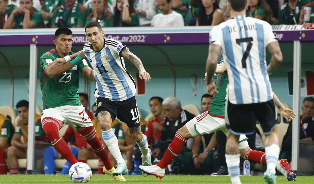 La selección argentina enfrentó a los mexicanos por la segunda fecha del grupo C del Mundial Qatar 2022. Foto: EFE