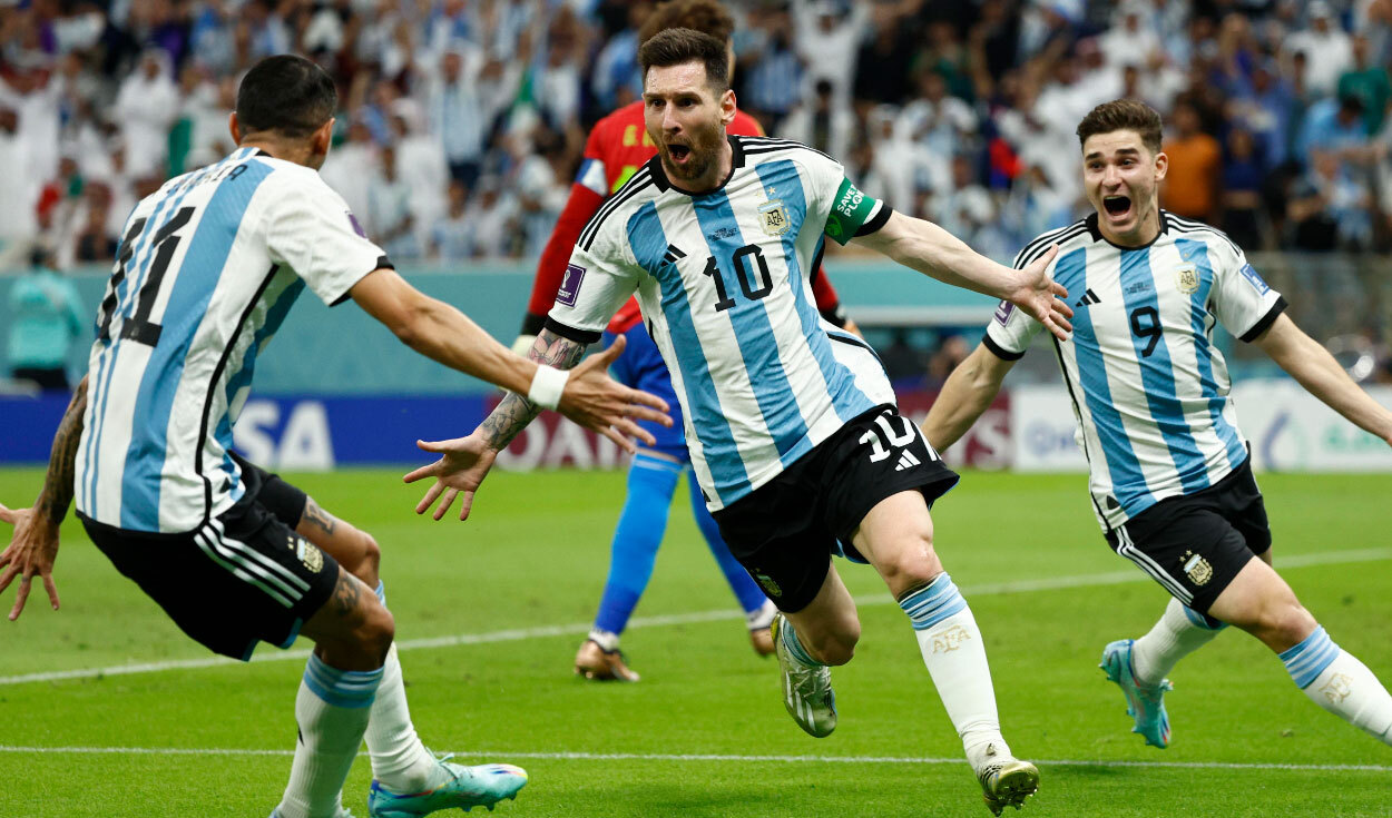 La selección argentina sacó un triunfazo ante los mexicanos por la segunda fecha del Mundial Qatar 2022. Foto: EFE