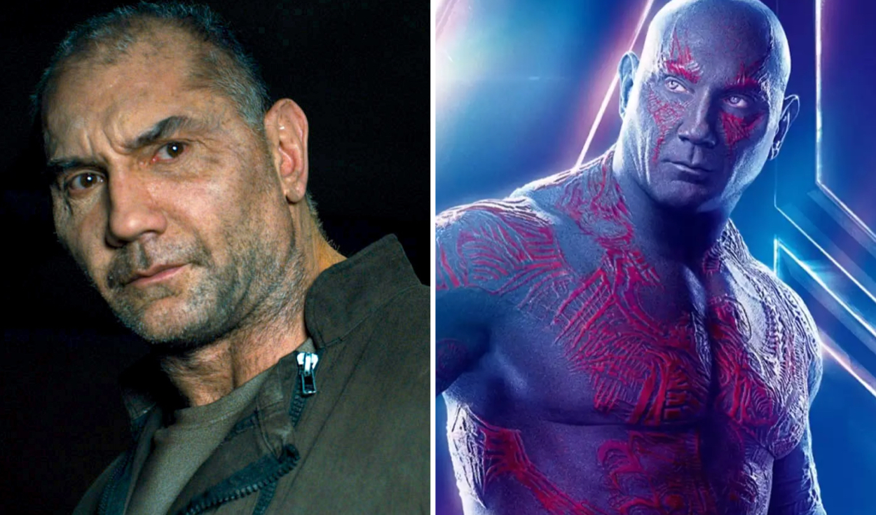 Dave Bautista debutó como Drax en "Guardianes de la galaxia" de 2014. La tercera entrega de la saga cerraría el paso del actor por el UCM. Foto: composición LR/Warner Bros./Marvel Studios