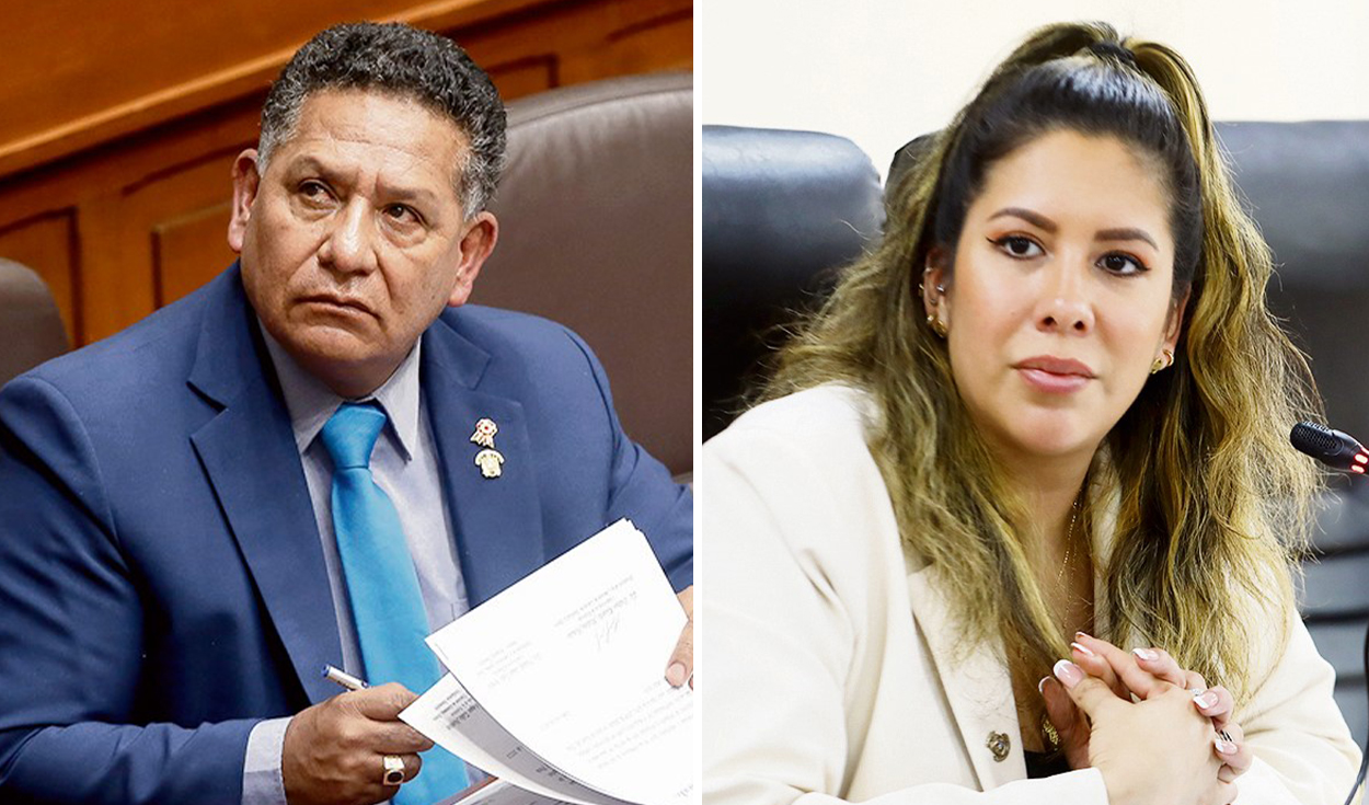 Propuesta. Medina y Amuruz presentarán moción para suspender temporalmente a Castillo. Foto: composición LR