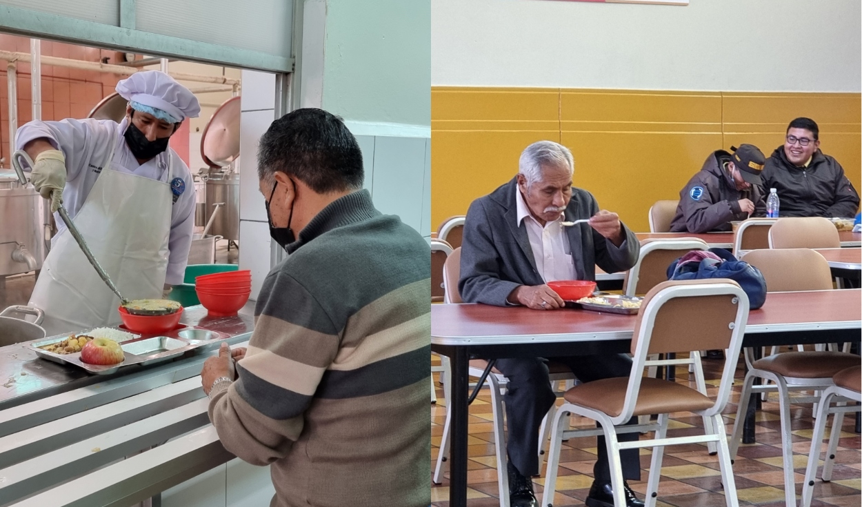 En julio de 2022, el Ministerio de Salud mejoró las instalaciones del Centro de Alimentación y Nutrición en La Victoria, donde se vende desayuno a 70 céntimos y almuerzo, a 2 soles. Foto: composición LR/La República