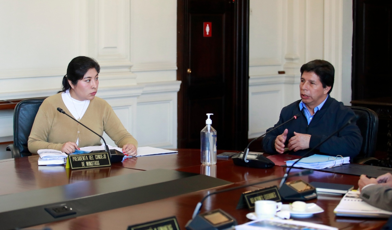 Este jueves se llevó a cabo el primer Consejo de Ministros que lidera Betssy Chávez. Foto: Presidencia