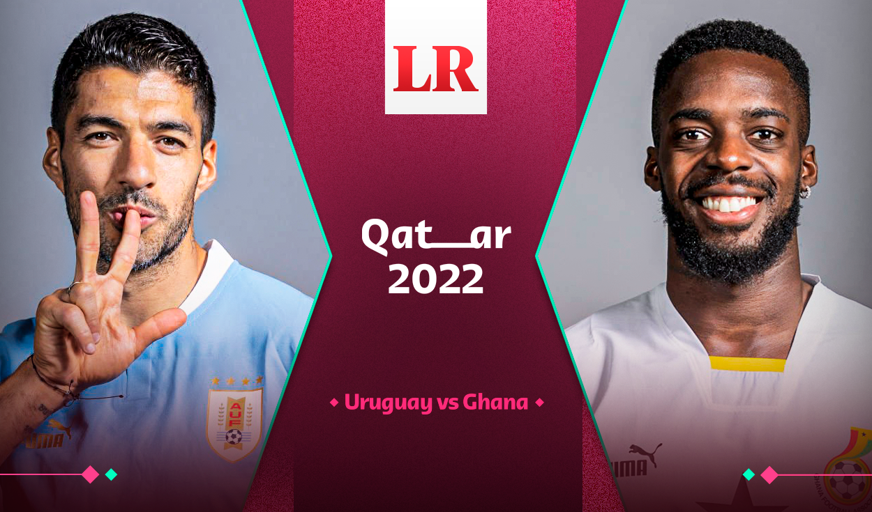 Uruguay vs. Ghana se enfrentarán por la última fecha del grupo H. Foto: composición GLR