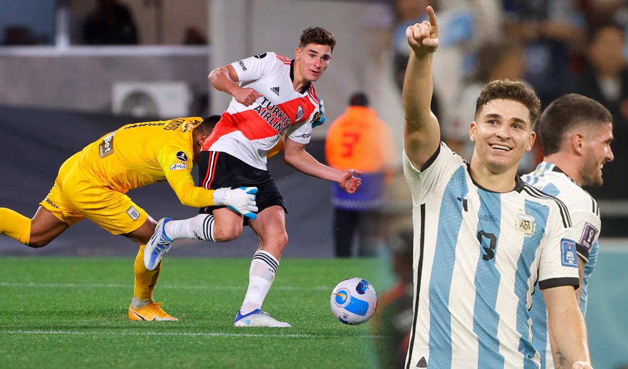 El delantero argentino lleva 2 goles en la Copa del Mundo. Foto: composición LR/EFE/Marca