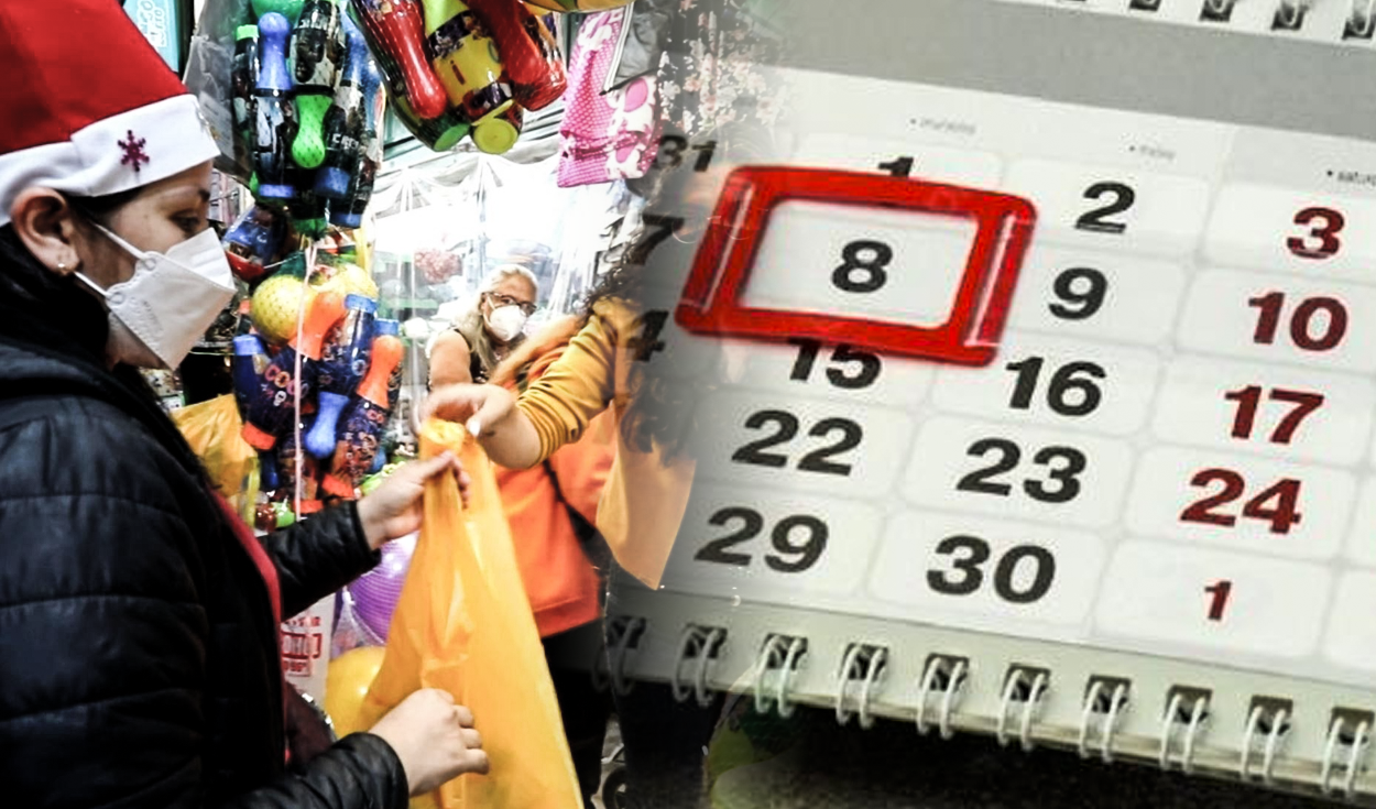 Conoce la lista de feriados y días no laborables que le quedan a diciembre 2022. Foto: composición LR/Andina/difusión