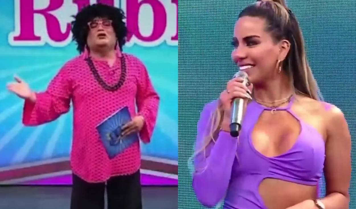 Jorge Benavides llenó de halagos a Gabriela Herrera en su programa. Foto: captura de ATV