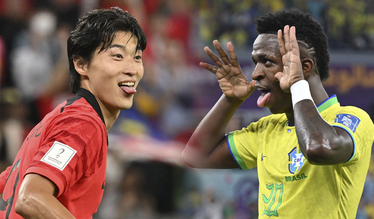 Brasil vs. Corea del Sur: el ganador se enfrentará a Croacia o Japón en el Mundial Qatar 2022. Foto: composición La República/AFP