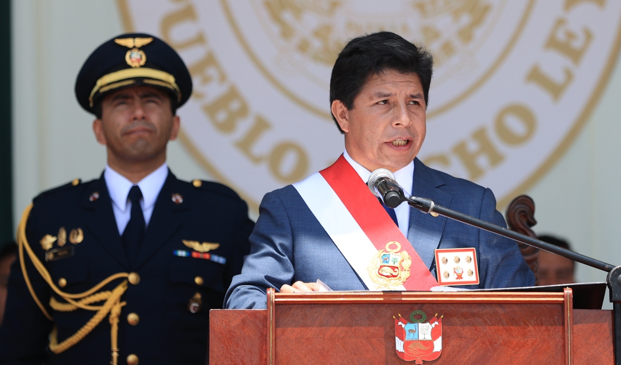 El presidente Pedro Castillo hizo un llamado al diálogo a los poderes del Estado en el marco de una crisis política. Foto: Presidencia