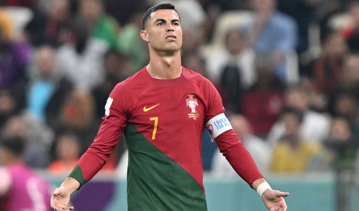 Cristiano Ronaldo tiene un gol en el Mundial Qatar 2022. Foto: EFE