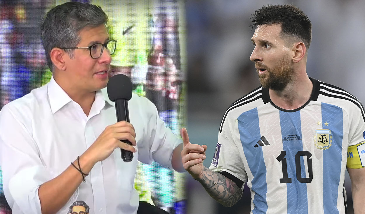 Erick Osores manifestó su incomodidad sobre los elogios excesivos a Lionel Messi por parte de sus colegas argentinos. Foto: composición de La República/AFP