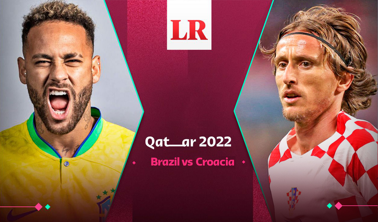 Brasil y Croacia chocarán por los cuartos de final de la Copa Mundial de Fútbol Qatar 2022. Foto: composición La República