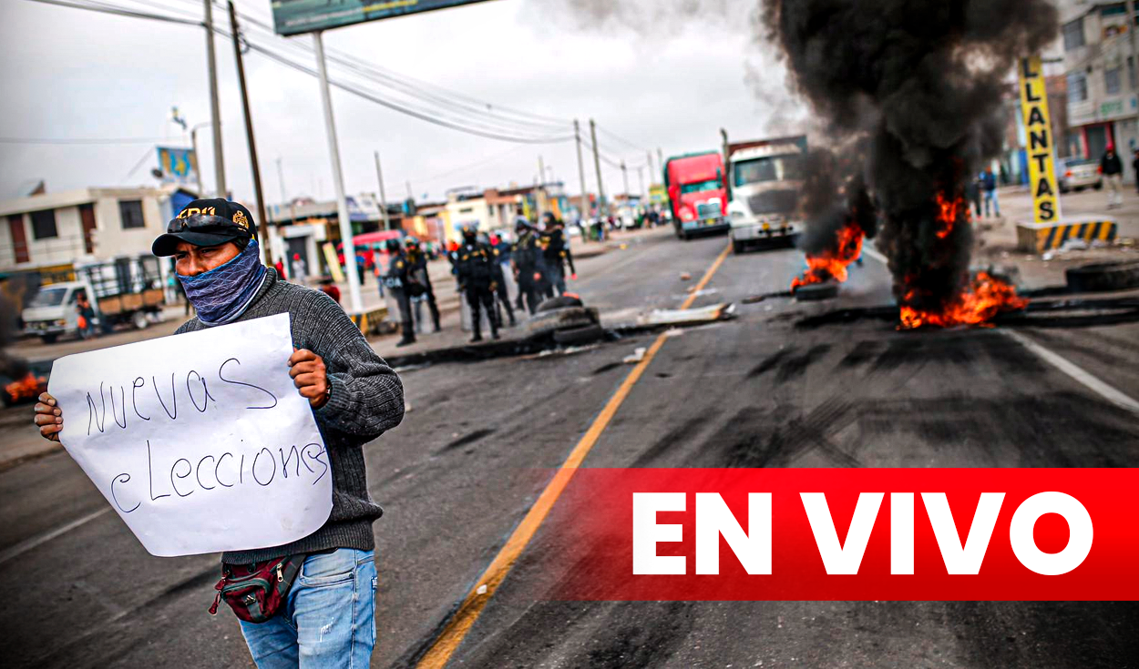 Ciudadanos bloquean carreteras en el sur del país. Foto: Rodrigo Talavera
