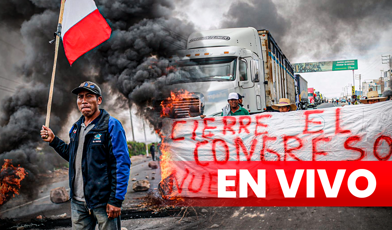 Ciudadanos bloquean carreteras en el sur del país. Foto: composición / Rodrigo Talavera / LR