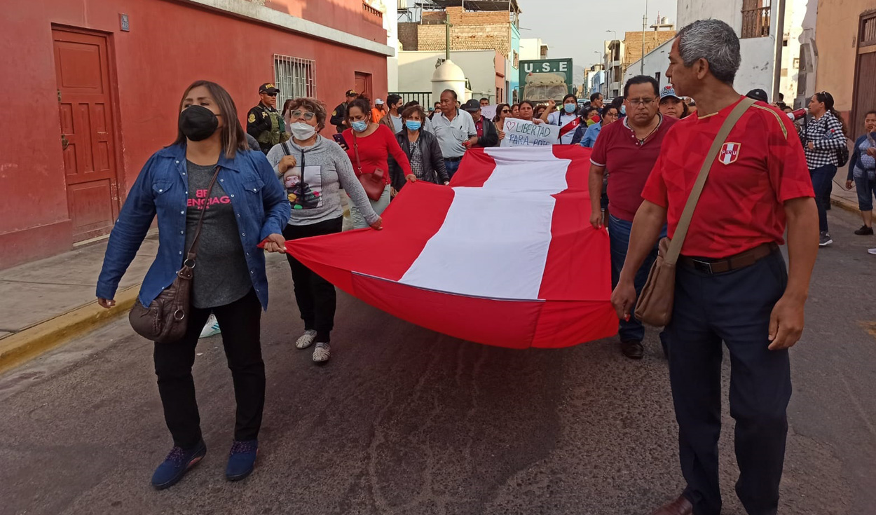 Los manifestantes anunciaron que próximamente estarían viajando a la ciudad de Lima. Foto: S. Verde/URPI-LR