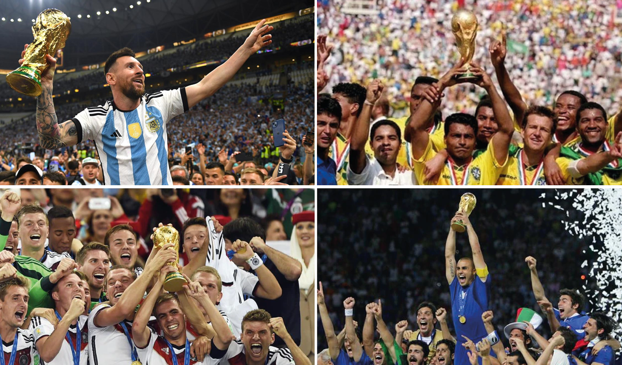 Copa mundial ganadores desde 1930 best sale