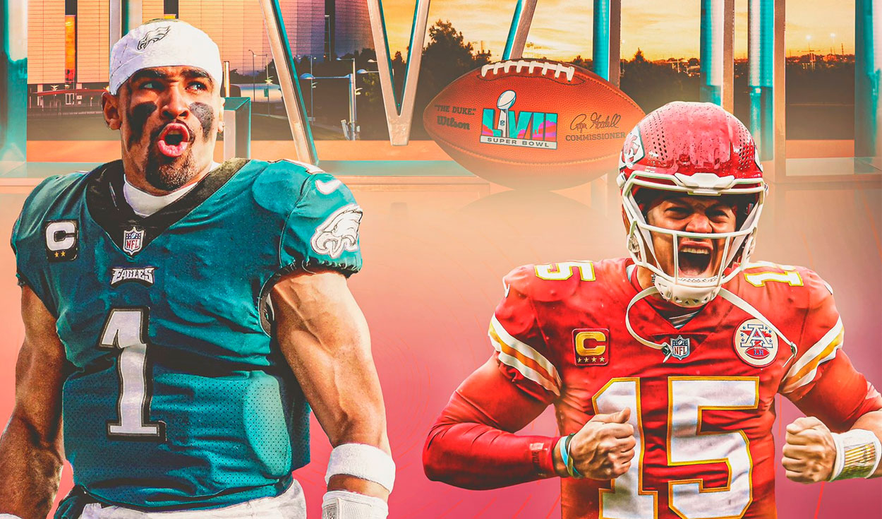 Chiefs vs Eagles, as queda el Super Bowl 2023  Cundo se juega el Sper Tazn  de la NFL? 