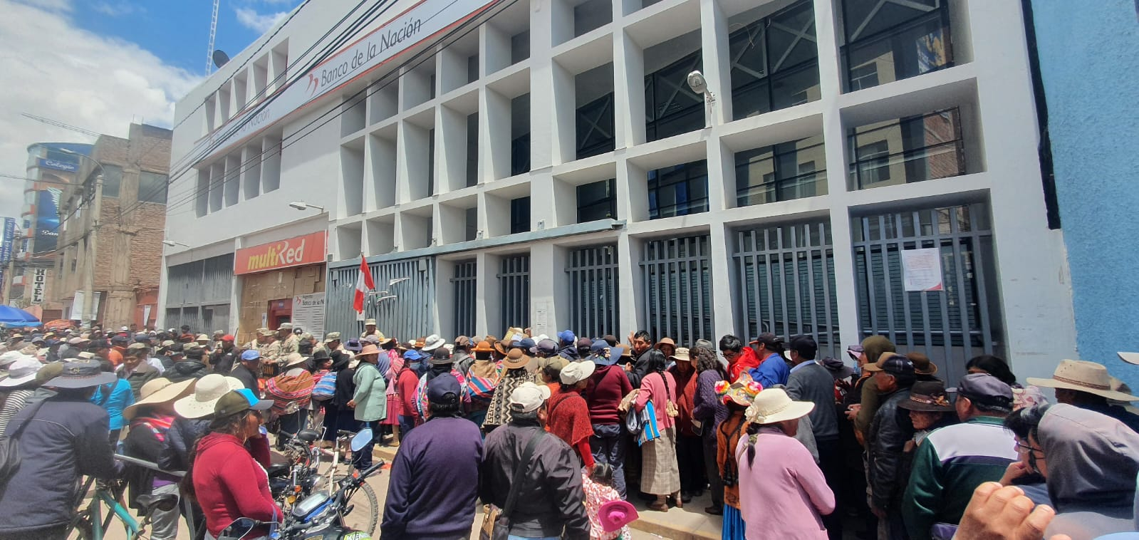Banco de La Nación de Juliaca does not have money to pay state bonds