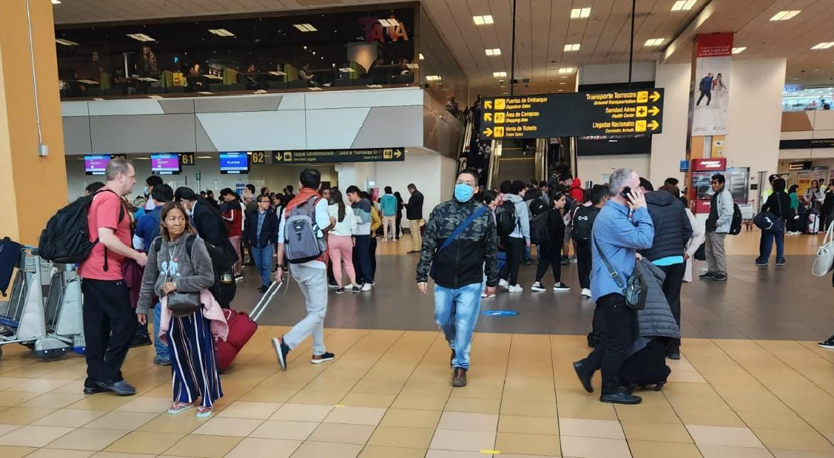 Passenger traffic at Peruvian airports exceeded the world average in 2022, according to Ositrán