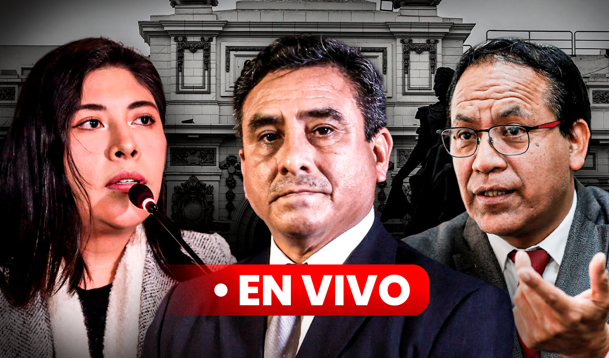 Congress LIVE: final report recommends accusing Betssy Chávez as a co-author for rebellion and conspiracy