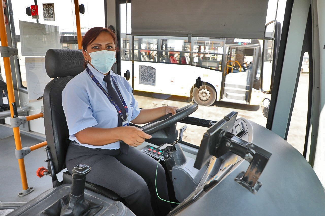 More than 20,000 women have a license to drive taxis and trailers