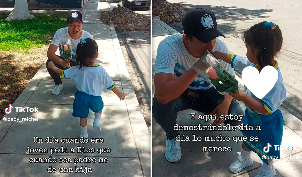 TikTok | Viral | Peruano sorprende a su hija con rosas tras su primer día  de clases y emociona a miles | Video | Redes sociales | Video viral | La  República