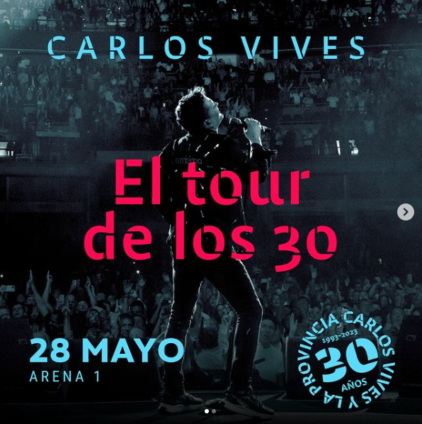 Carlos Vives returns to Peru Colombian singer will celebrate 30 years