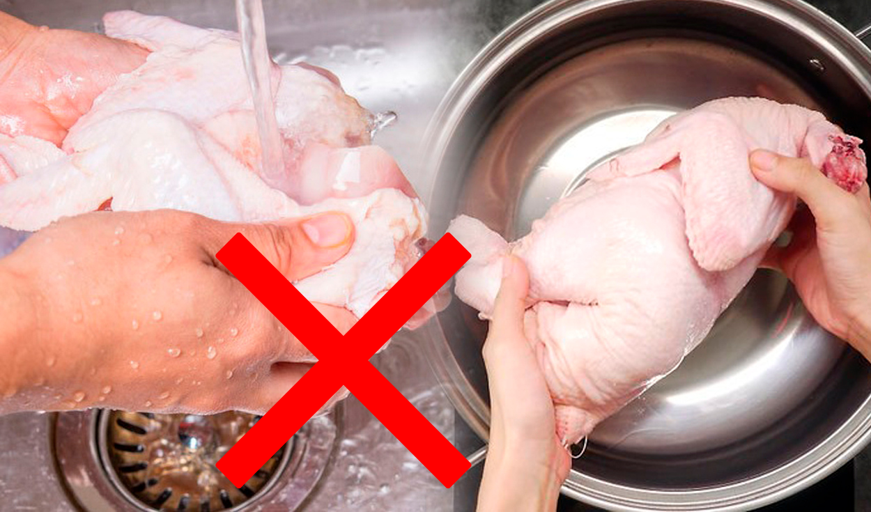 Salud: por qué no deberías lavar el pollo antes de cocinarlo y evitar una  intoxicación alimentaria| alimentos | carne de pollo | Respuestas | La  República