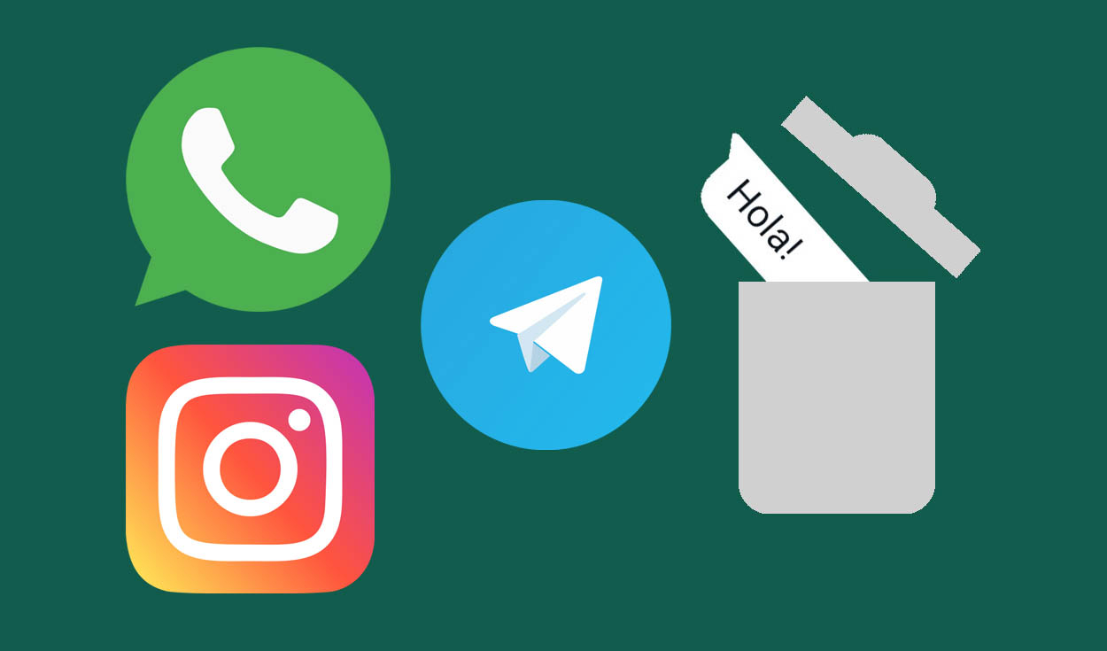 Cu nto tiempo tengo para borrar un mensaje en WhatsApp Telegram o Instagram