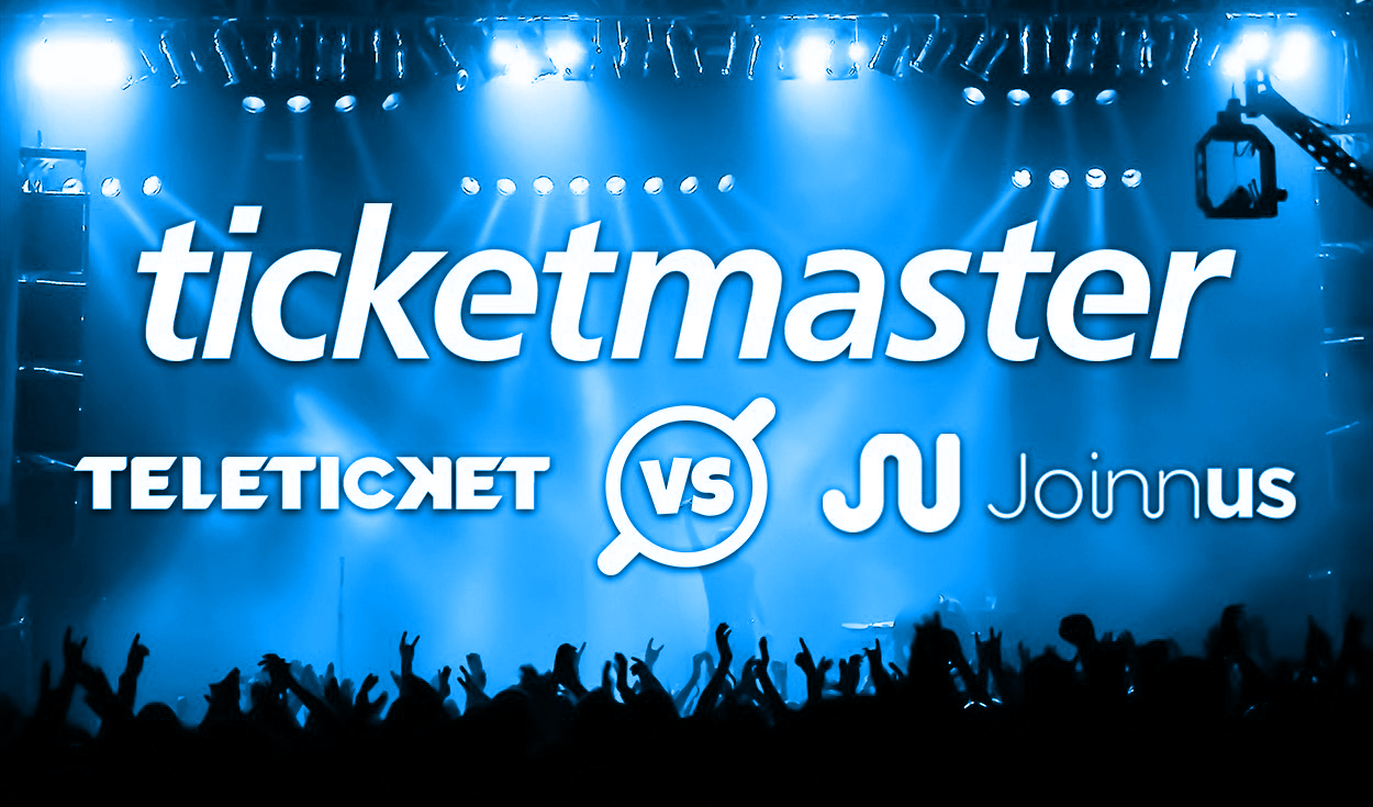 What is Ticketmaster and how does it seek to dethrone Teleticket and Joinnus in event ticket sales?