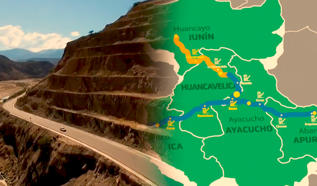 US$1.2 billion will be invested to modernize the Longitudinal Highway of the Sierra and the Tren Macho