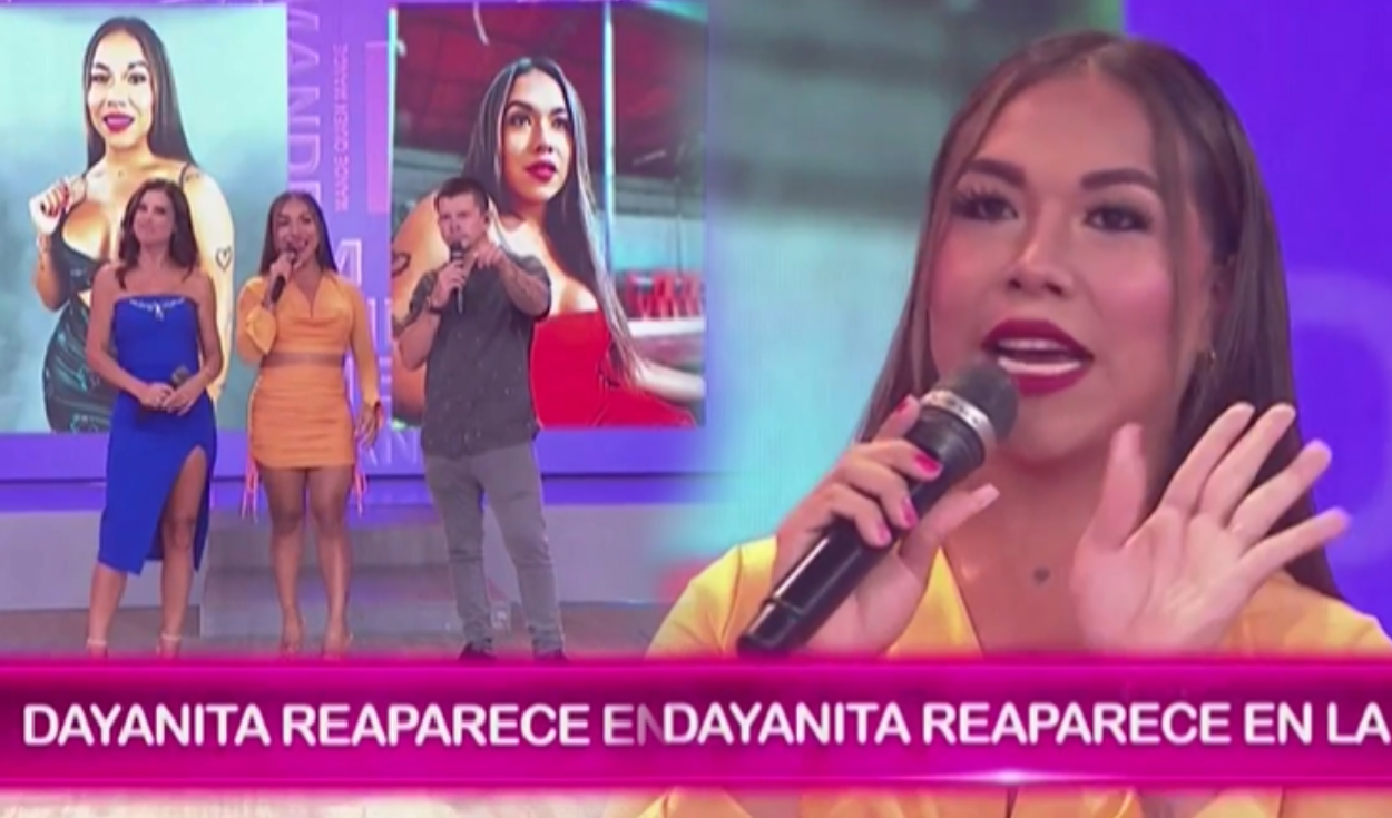 Dayanita forgot "JB on ATVs" and reappeared on América Televisión: "I’m working a lot"