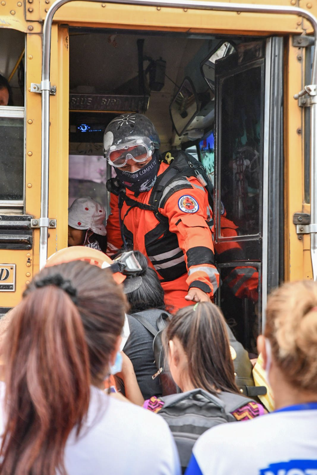 Hundreds of people have been evacuated after the eruption of the Fuego volcano. Photo: Conred