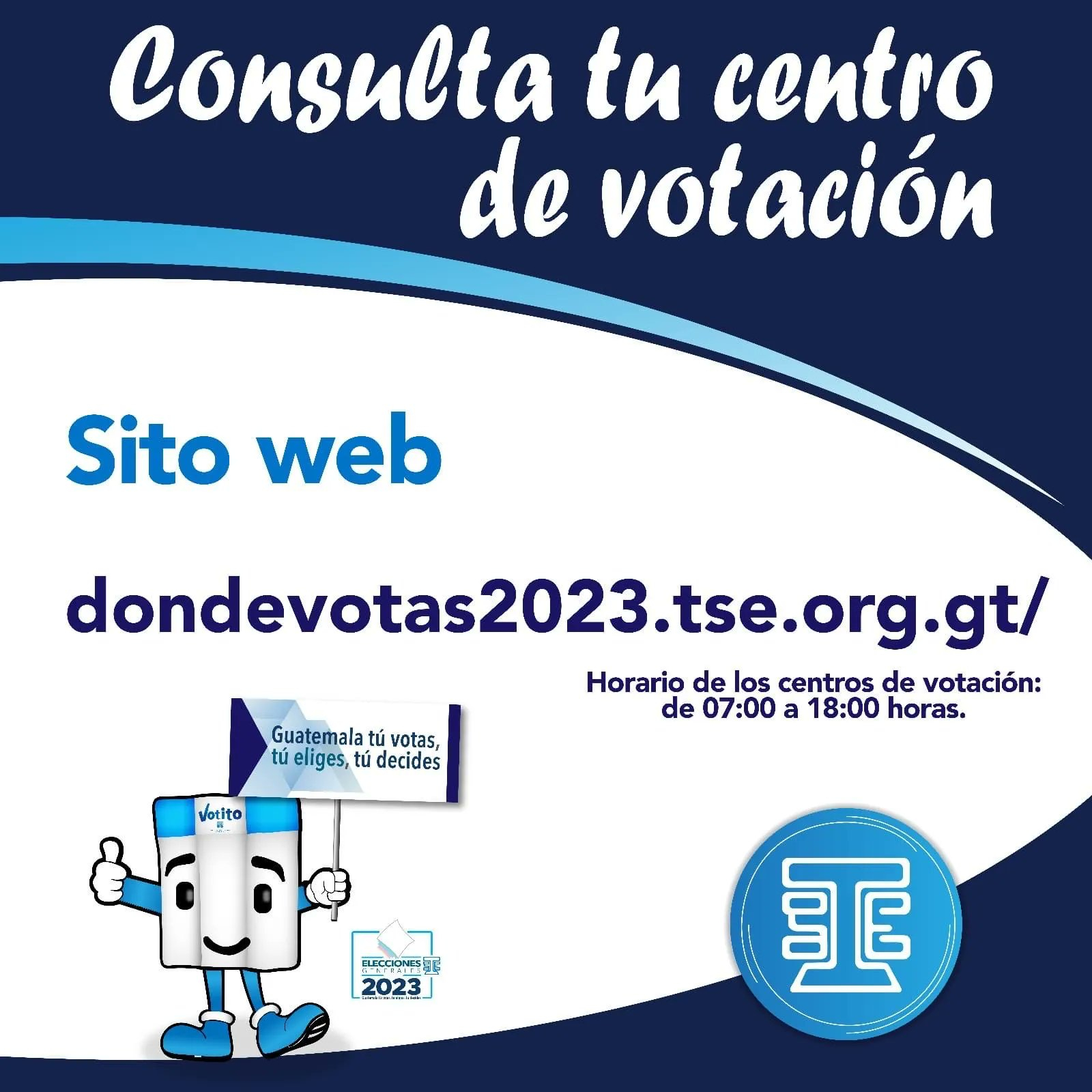 ¿Dónde voto en estas Elecciones en Guatemala 2023, según el TSE? Revisa