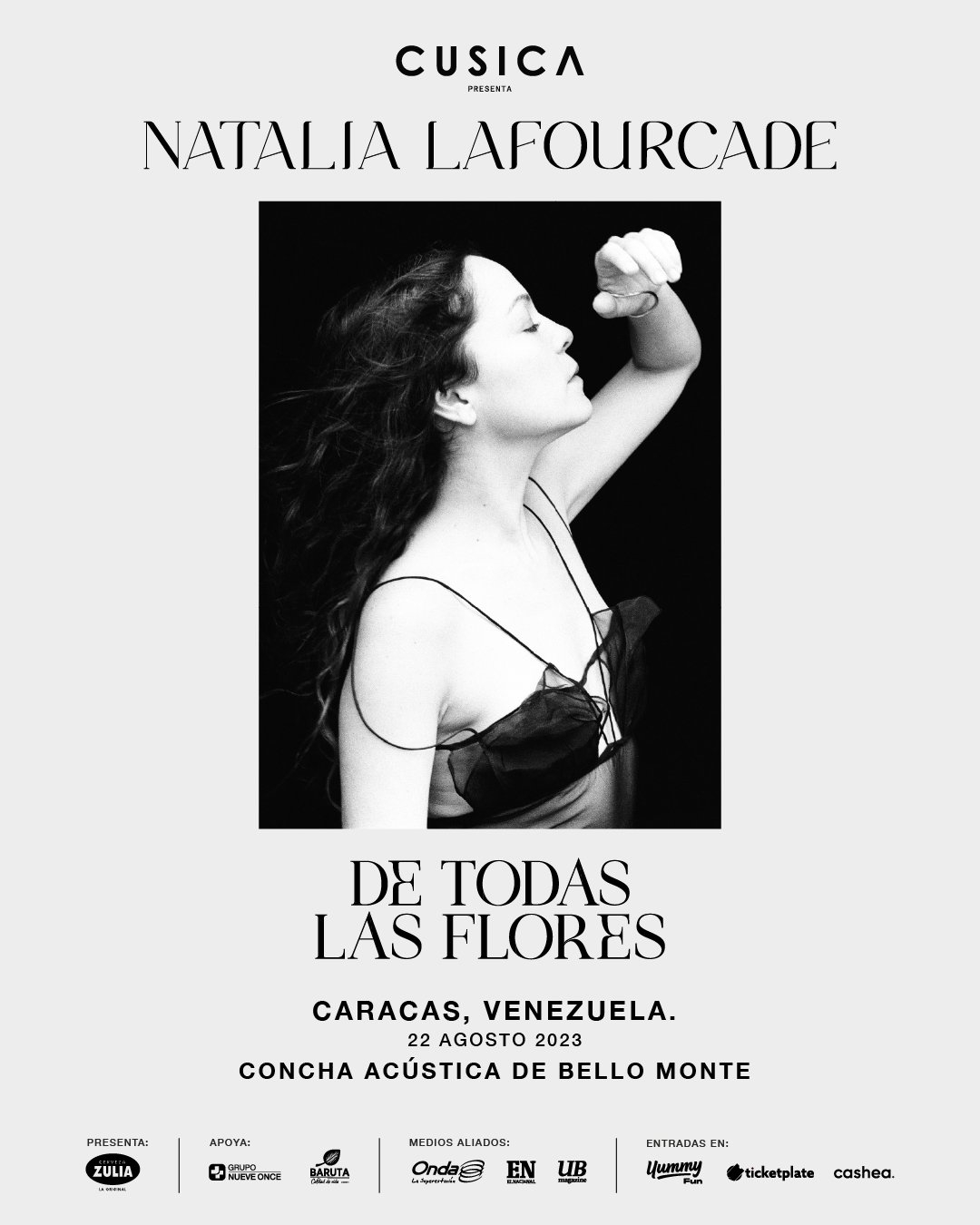 Natalia Lafourcade in Caracas 2023 when is her concert and how much