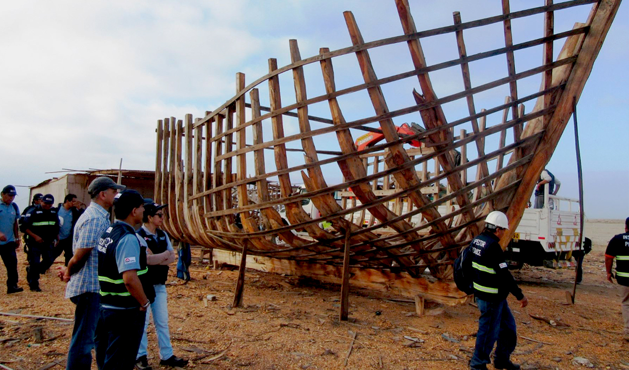 Illegal shipyards continue to build boats despite being prohibited since 2015