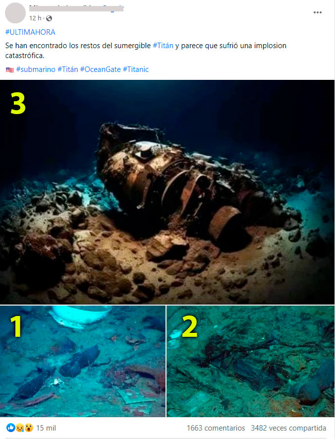 Logran recuperar los restos del submarino Titan encontrados tras