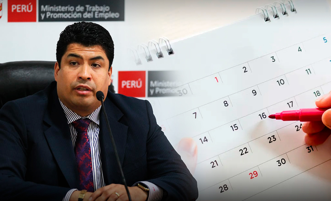 Minister of Labor: “We are preparing a bill to regularize holidays”
