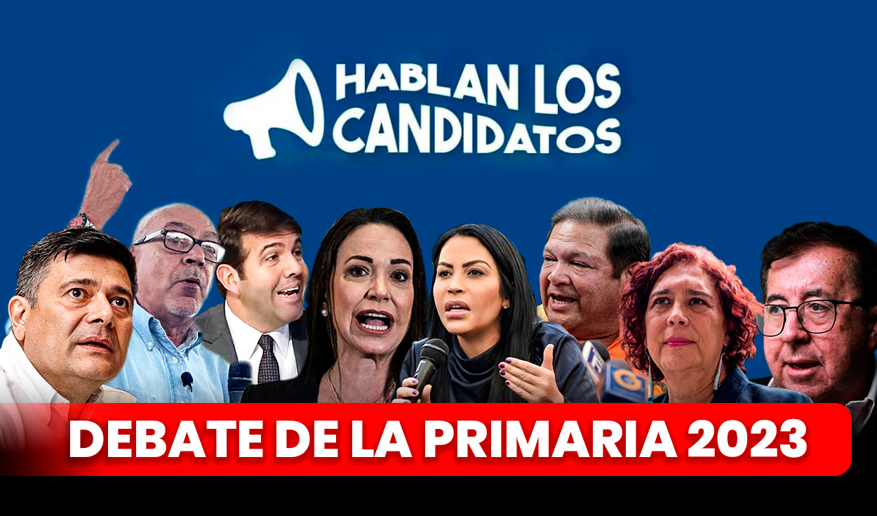 Debate de la Primaria 2023, Venezuela: cómo y dónde ver "Hablan los  candidatos" | debate en la UCAB | primarias en Venezuela | candidatos para  las Primarias | VPITV | Venezuela | La República