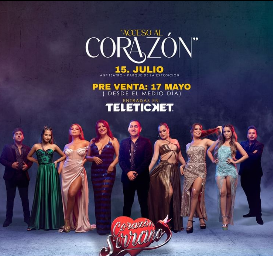 Corazón Serrano in the park of the Exhibition LIVE: what time does your concert start, tickets and more details
