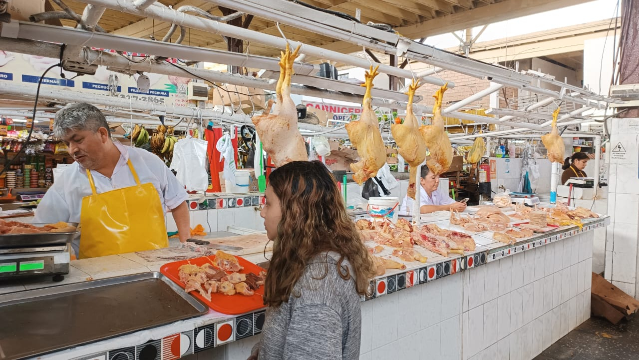 Chicken is sold between S/8.50 and S/10.50 per kilogram in the markets of Metropolitan Lima