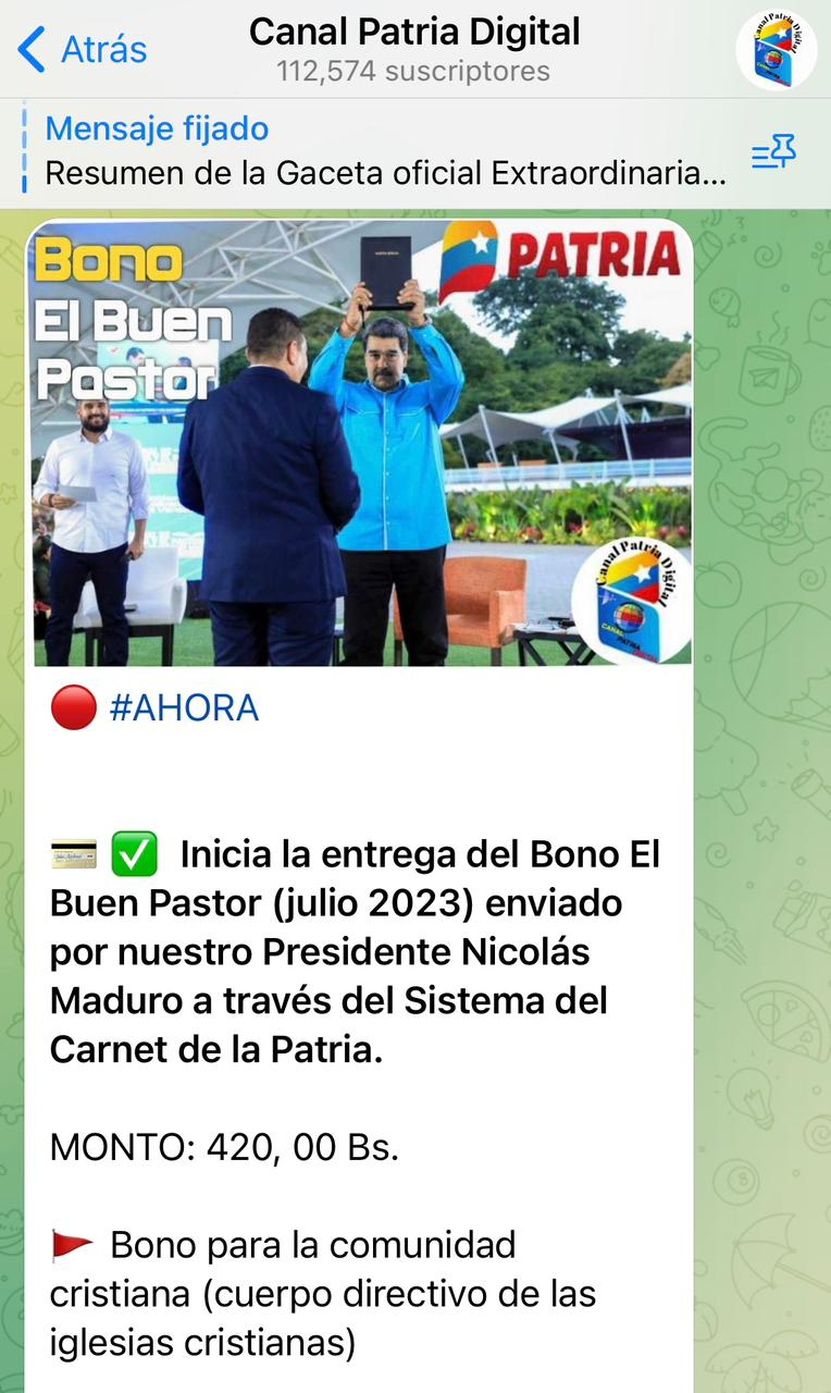 Bono Buen Pastor con aumento: ¡regístrate y cobra HOY el nuevo monto de  julio 2023! | bono buen pastor registro | bono buen pastor julio 2023 |  Bono Patria | Venezuela | LRTMV | venezuela | La República