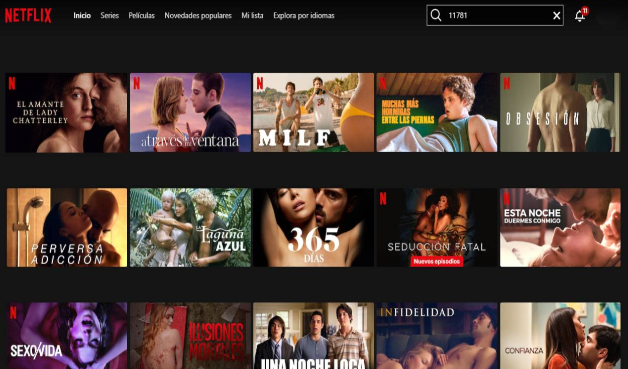 Qué código secreto poner en Netflix para ver el catálogo de películas y  series para adultos? | Netflix | La República