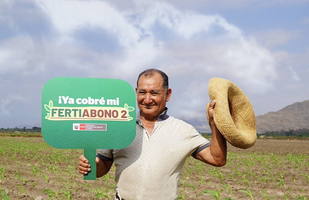Fertiabono 2: more than S/47 million delivered to farmers in the north of the country