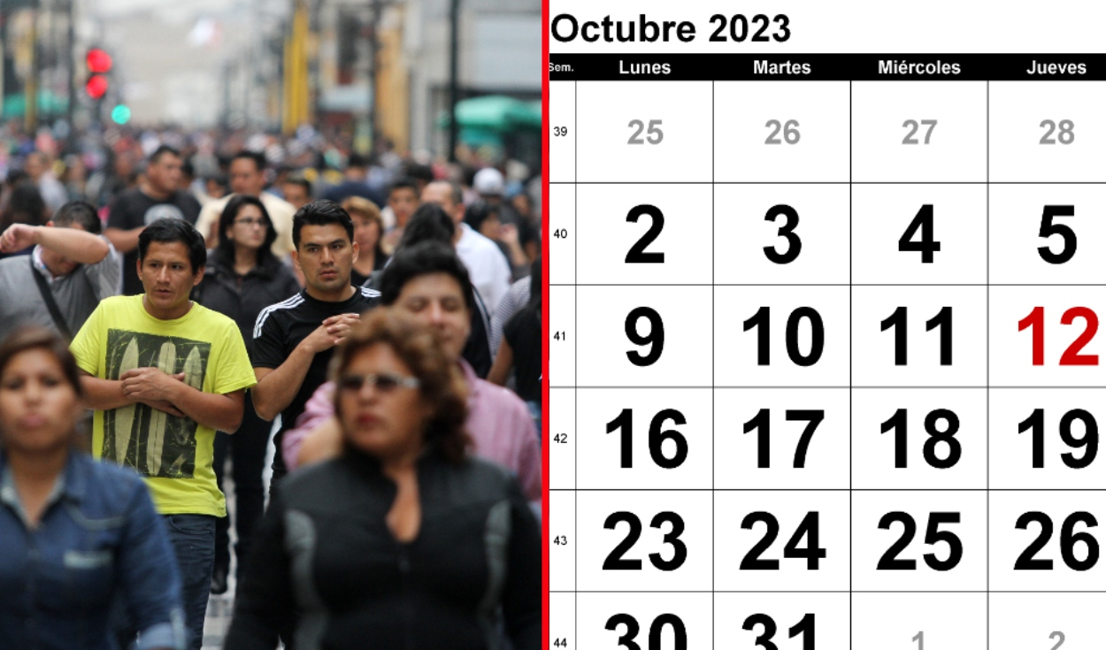 Descubre los feriados y días no laborables en Perú para octubre 2023