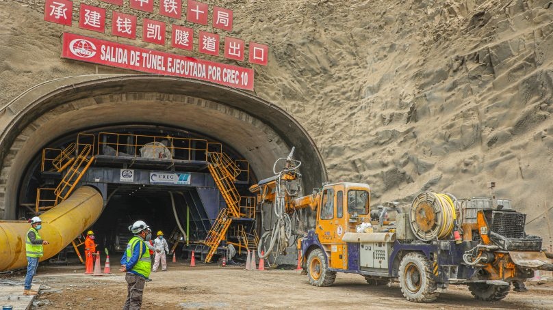 Works on the Chancay Megaport tunnel partially resume