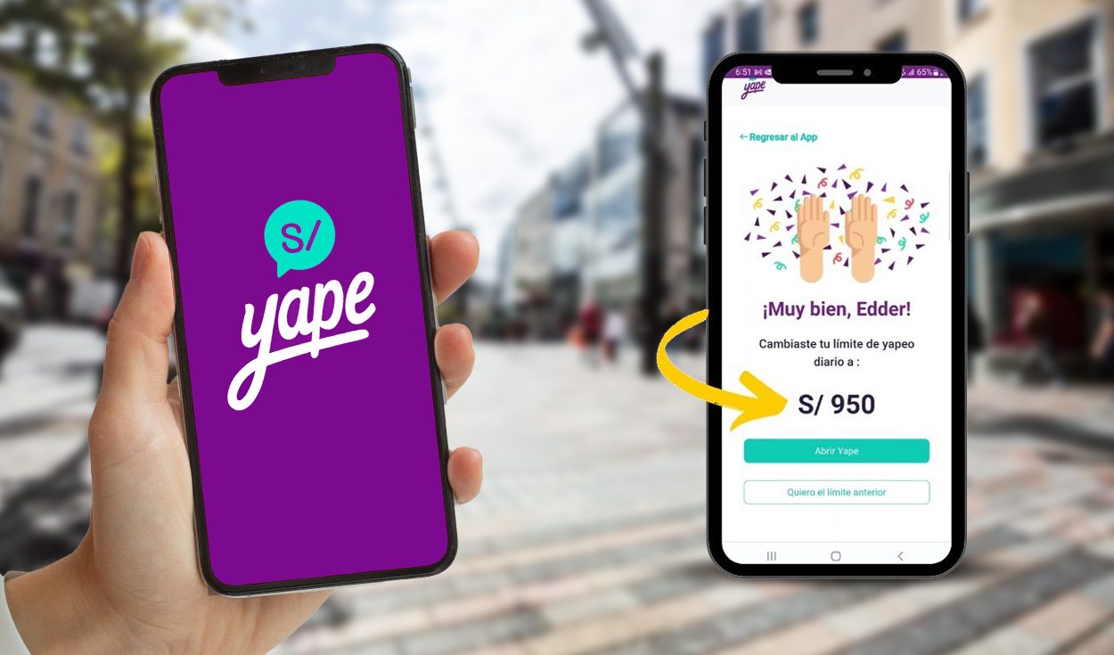Discover how to extend the Yape limit and transfer up to S/950 per day