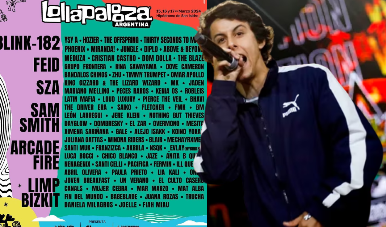 Lollapalooza Argentina 2024  15, 16 y 17 de marzo en el Hipódromo de San  Isidro