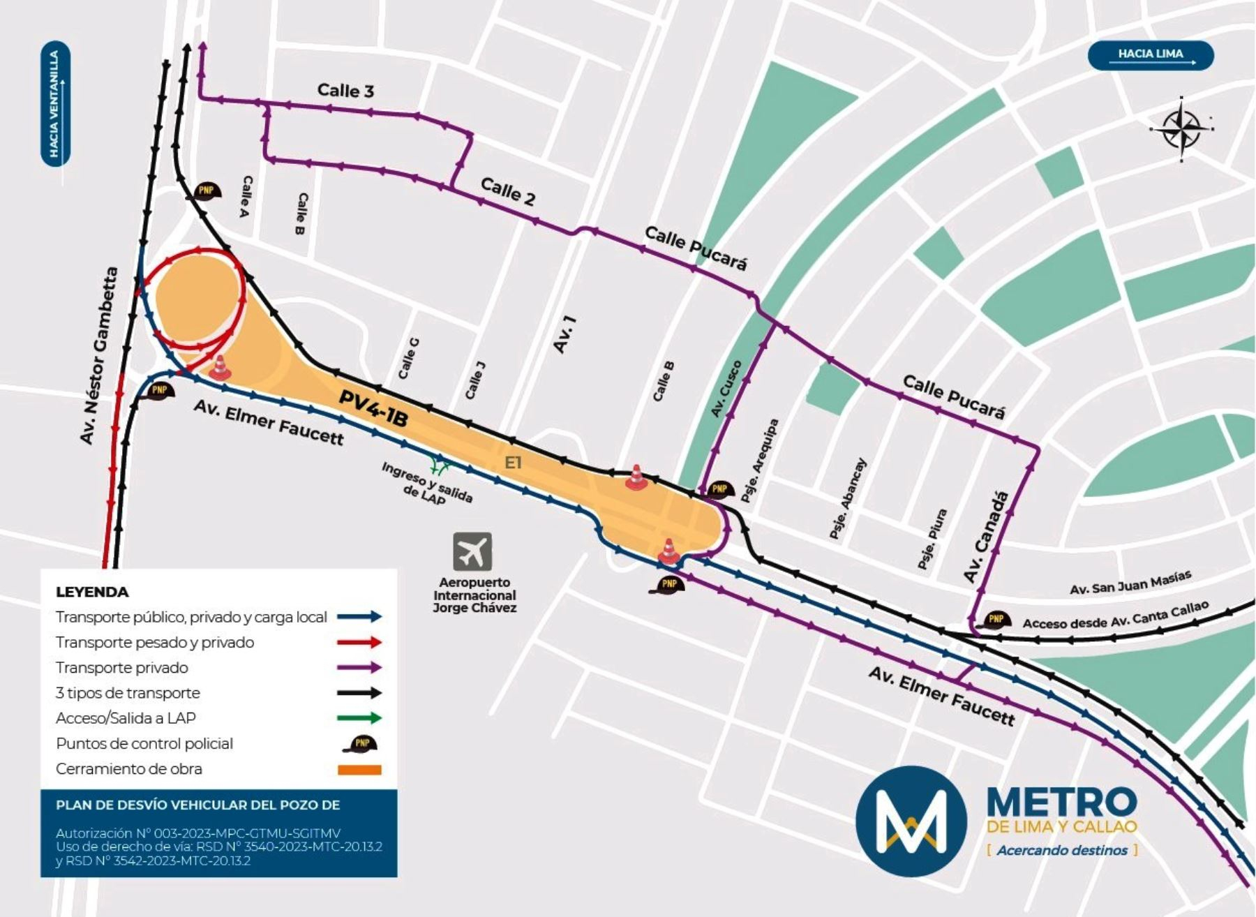 Cierre de av. Faucett: plan de desvío y tramos cerrados desde hoy, 20 de noviembre | Sociedad | La República