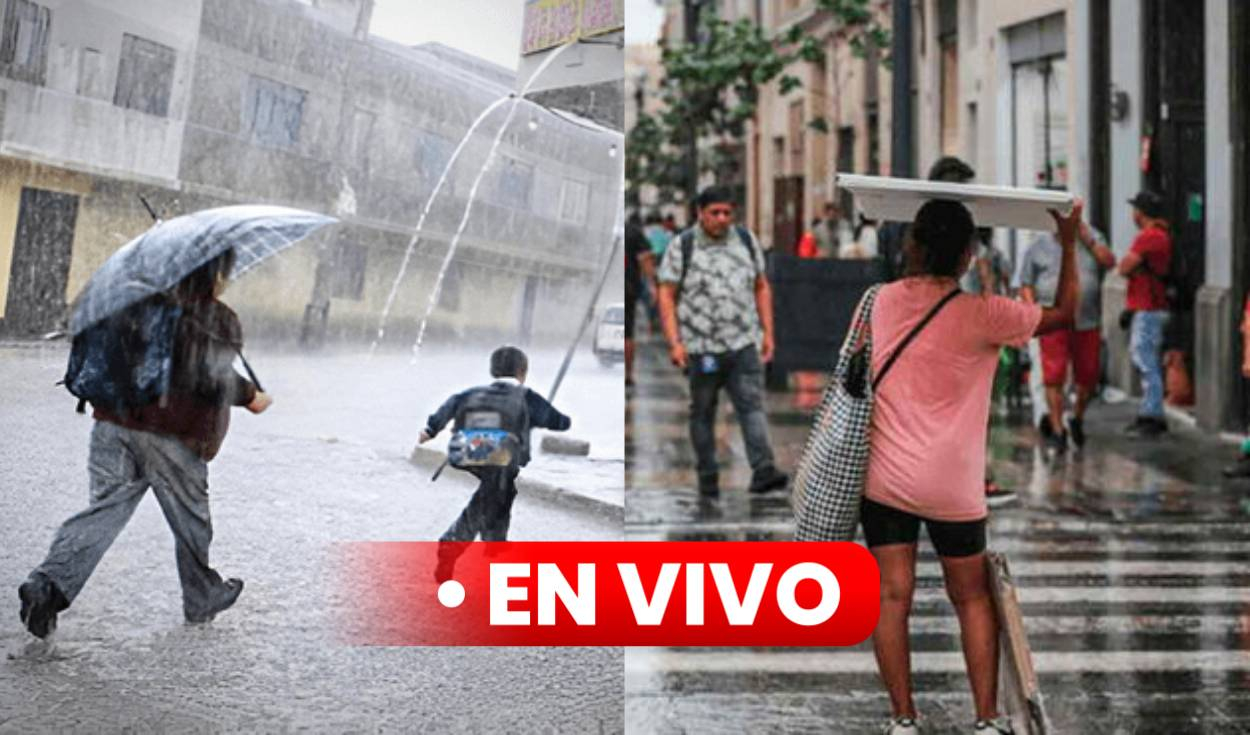 Lluvias En Perú En Vivo Senamhi Pronosticó Fuertes Precipitaciones En