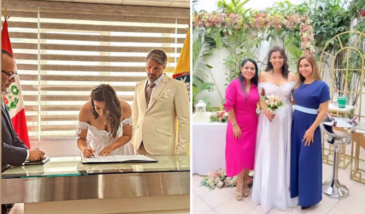 Claudia Portocarrero got married!: see the first photos of her wedding with Michael Witkamp